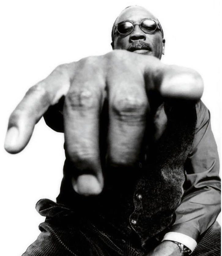 Foto de Platon Antoniou, publicada na página de Quincy Jones no Facebook (http://goo.gl/9cBWDT)